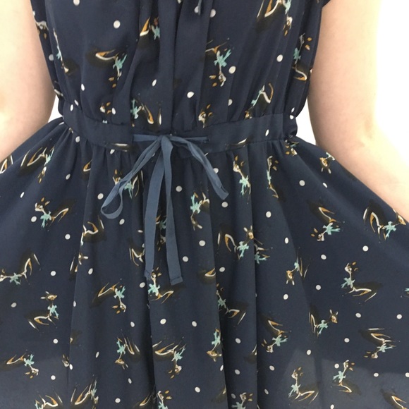 Tunic top/dress - deer print - Picture 3 of 4